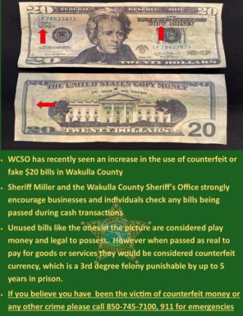 Counterfeit money info