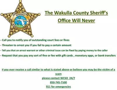 arrest fraud scam